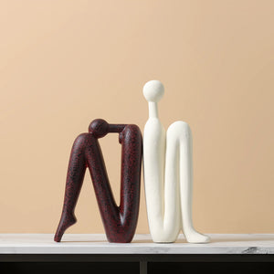 Novo Abstract Nordic Figure Sculpture Set - Staunton and Henry