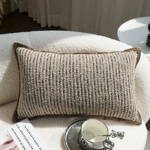 Siena Brown Textured Cushion Cover Collection - Staunton and Henry