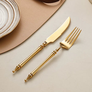 Elegance Gold European Cutlery Set - Staunton and Henry