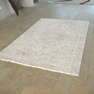 Geometric Faux Cashmere Area Rug