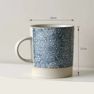 Handmade Ceramic Mug Rough Pottery Retro Underglaze 420ml Large Capacity - Staunton and Henry