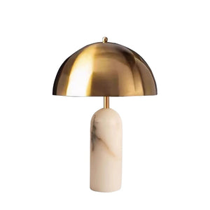 Bella Brass Dome Marble Table Lamp - Staunton and Henry