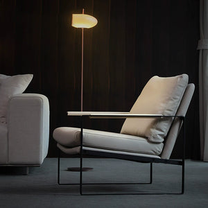 Soren Modern Leather Lounge Chair - Staunton and Henry