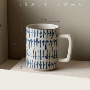 Handmade Ceramic Mug Rough Pottery Retro Underglaze 420ml Large Capacity - Staunton and Henry