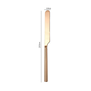 Lyon Rose Gold Modern French Cutlery Set - Staunton and Henry