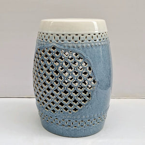Tang Blue and White Ceramic Garden Stool - Staunton and Henry
