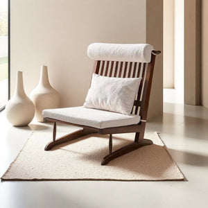 Takumi Japandi Wood Lounge Chair - Staunton and Henry
