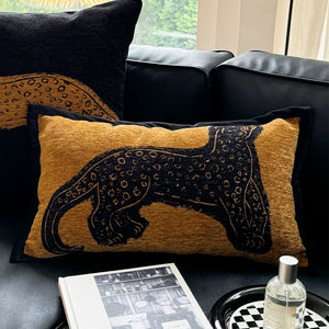 Sienna Leopard Chenille Cushion Cover - Staunton and Henry