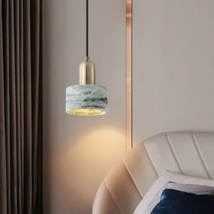 Verde Grey Marble Stone Pendant Light - Staunton and Henry