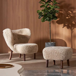 Cordon XTB-0121 Little Petra Wabi-Sabi Single Sofa Chair Solid Wood - Staunton and Henry
