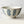 Handmade Ceramic Rice Bowl Hand-Painted Underglaze Retro Floral Design