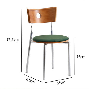 Etienne Fabric and Wood Bistro Dining Chair - Staunton and Henry