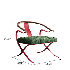 Mair.HK New Chinese Style Yunhe Red Armchair Solid Wood - Staunton and Henry