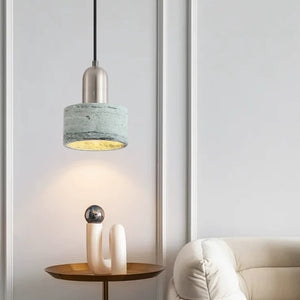 Verde Grey Marble Stone Pendant Light - Staunton and Henry