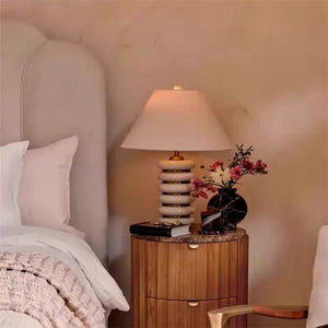 Victoire Stacked Wabi Sabi Table Lamp - Staunton and Henry