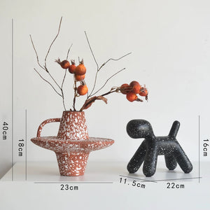 Bella Mid-Century Modern Sculptural Ceramic Ornament Set - Staunton and Henry