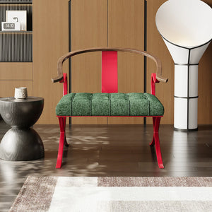 Mair.HK New Chinese Style Yunhe Red Armchair Solid Wood - Staunton and Henry