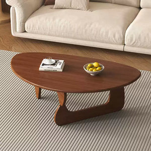 Noguchi Style All Wood Coffee Table - Staunton and Henry