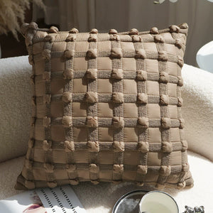 Siena Brown Textured Cushion Cover Collection - Staunton and Henry