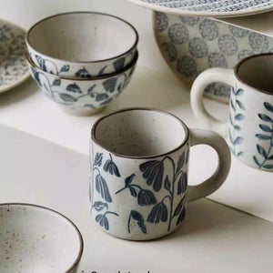 Handmade Ceramic Mug Rough Pottery Retro Underglaze 420ml Large Capacity - Staunton and Henry