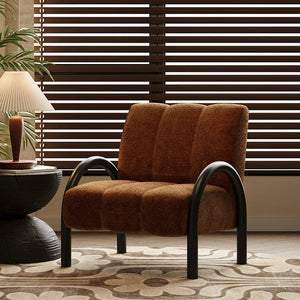 Mid-Century Fabric Leisure Chair Retro Designer Lounge Sofa - Staunton and Henry