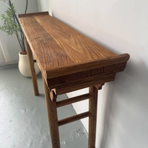 Song Reclaimed Elm Wood Console Table - Staunton and Henry