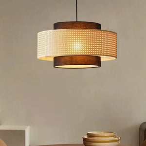 Kyoto Rattan Japanese Pendant Light - Staunton and Henry