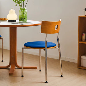 Etienne Fabric and Wood Bistro Dining Chair - Staunton and Henry
