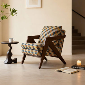 Mair.HK Richard Mid-Century Modern Single Sofa Chair Washable Fabric - Staunton and Henry