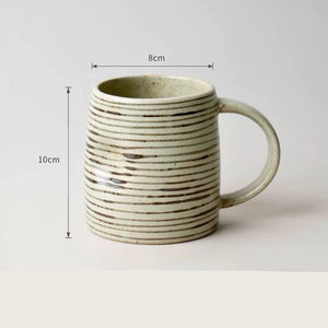 Handmade Ceramic Mug Rough Pottery Retro Underglaze 420ml Large Capacity - Staunton and Henry