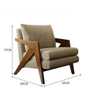 Mair.HK Richard Mid-Century Modern Single Sofa Chair Washable Fabric - Staunton and Henry