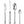 Caprice Vintage French Stainless Steel Cutlery Set - Staunton and Henry