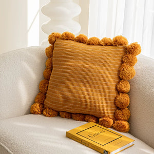 Saffron Mustard Yellow Cushion Cover Set - Staunton and Henry