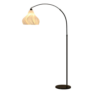 Arc Linen Glow Floor Lamp - Staunton and Henry