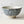 Handmade Ceramic Rice Bowl Hand-Painted Underglaze Retro Floral Design