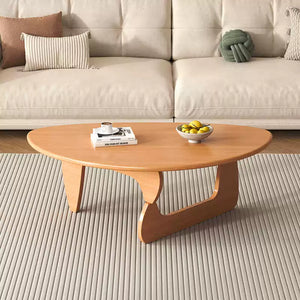 Noguchi Style All Wood Coffee Table - Staunton and Henry
