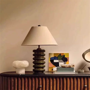 Victoire Stacked Wabi Sabi Table Lamp - Staunton and Henry