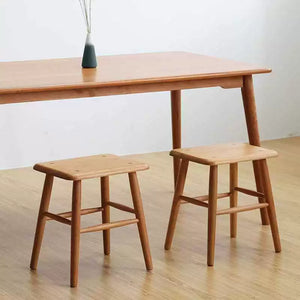 Haru Japandi Solid Wood Stool