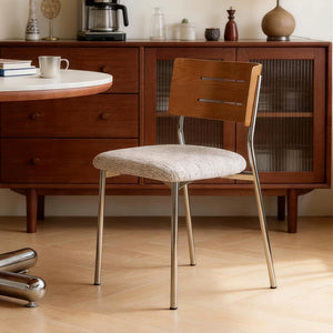 Lacey Nordic Retro Solid Wood Dining Chair Bauhaus Style - Staunton and Henry