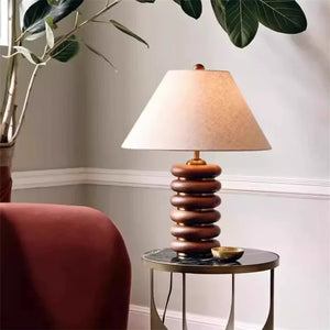 Victoire Stacked Wabi Sabi Table Lamp - Staunton and Henry