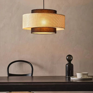 Kyoto Rattan Japanese Pendant Light - Staunton and Henry