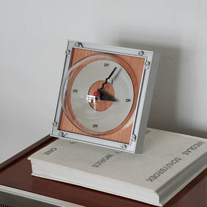 Walter Silent Bauhaus Style Desk Clock - Staunton and Henry