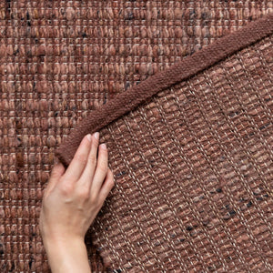 Arjun Rustic Red Wool Area Rug - Staunton and Henry