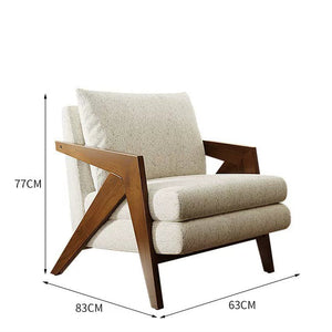 Mair.HK Richard Mid-Century Modern Single Sofa Chair Washable Fabric - Staunton and Henry