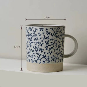 Handmade Ceramic Mug Rough Pottery Retro Underglaze 420ml Large Capacity - Staunton and Henry