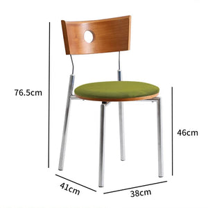 Etienne Fabric and Wood Bistro Dining Chair - Staunton and Henry