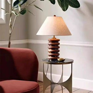 Victoire Stacked Wabi Sabi Table Lamp - Staunton and Henry