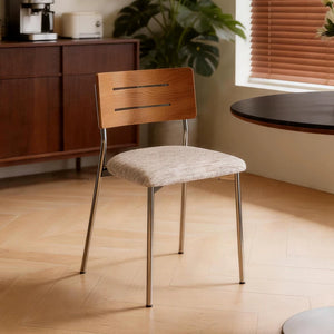 Lacey Nordic Retro Solid Wood Dining Chair Bauhaus Style - Staunton and Henry