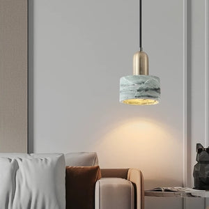 Verde Grey Marble Stone Pendant Light - Staunton and Henry