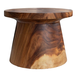 Ava Solid Walnut Pedestal Coffee Table - Staunton and Henry